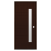 Contemporary 1-Lite Mahogany