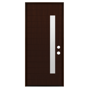 Contemporary 1-Lite Mahogany