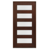 Contemporary 5-Lite Mahogany