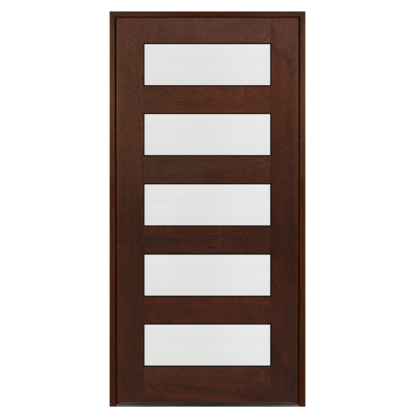 Contemporary 5-Lite Mahogany