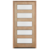 Contemporary 5-Lite Mahogany Unfinished