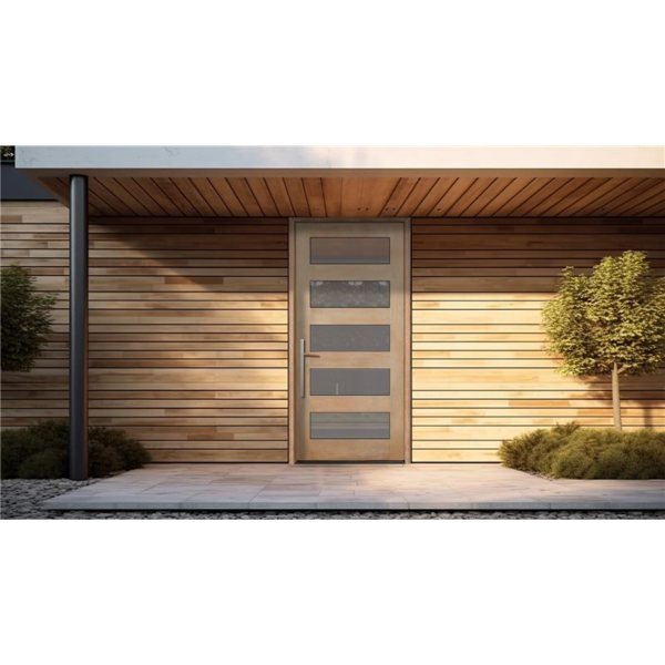 Contemporary 5-Lite Mahogany Unfinished