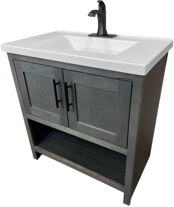 Royal Serenity Mystic Gray 30 in. Bathroom Vanity Combo