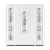 center arch door w_sidelights