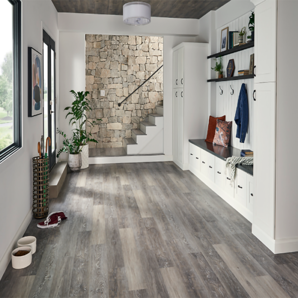 Arica Gray Luxury Vinyl Floor Planks