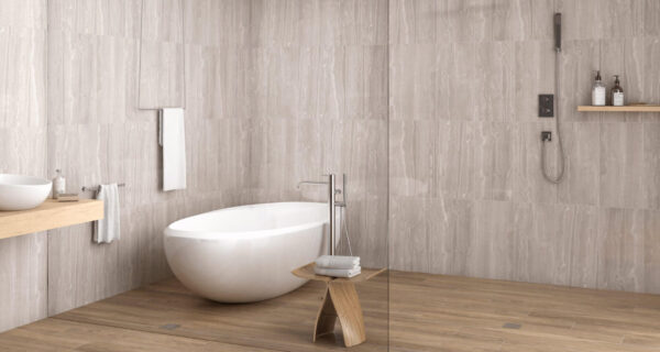 Normandy Silver Matte Ceramic Tile 12" X 24" - Image 2