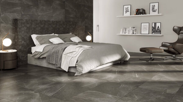 Soberano Nero Ceramic Tile 20" X 40" - Image 2