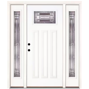 Craftsman 1-Lite Fiberglass Prefinished & Prehung Exterior Door