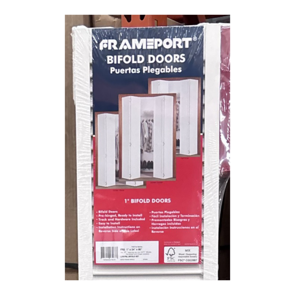 Louvered Panel Bifold Closet Door - Image 2