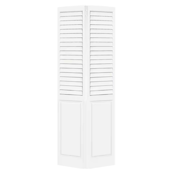 Louvered Panel Bifold Closet Door