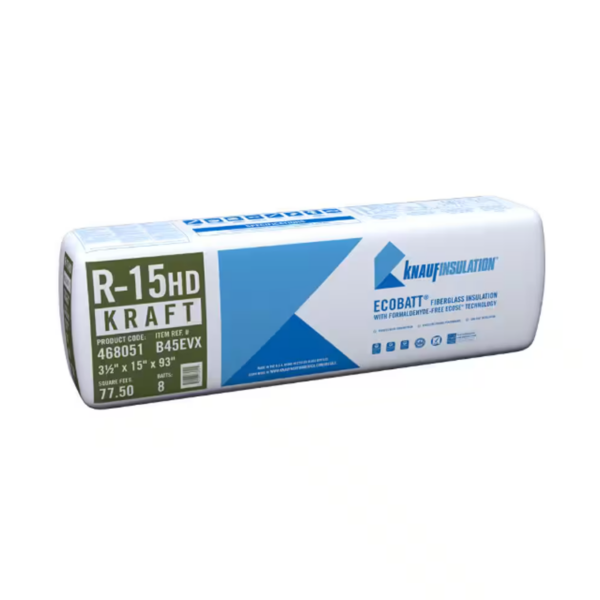 R15 KRAFT BATTS 15"x93" 77.5 SQFT
