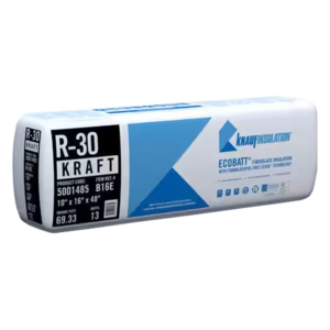 R30 Kraft Batts 10" X 16" x 48" 69.33 SQFT