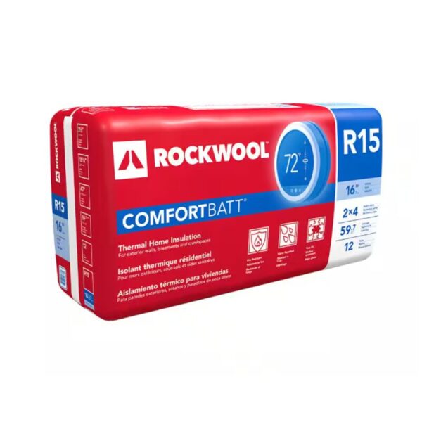 ROCKWOOL R15 COMFORTBATT 3_5X15_25 59_73 SQFT