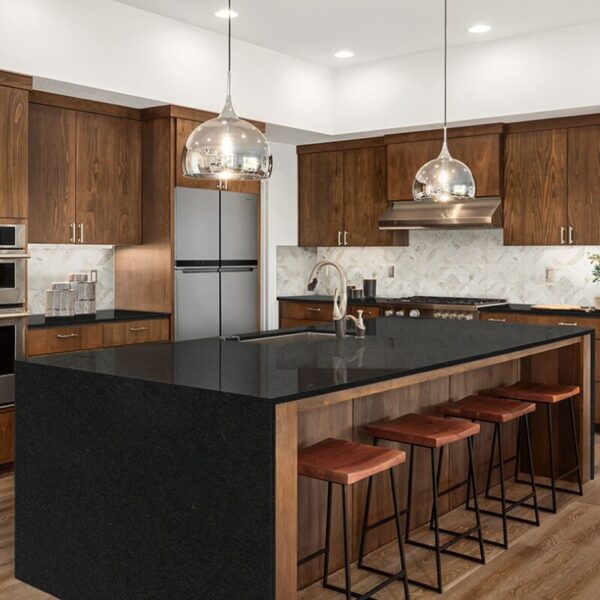 GRANITE BLACK PEARL 112X26 W/BACKSPLASH