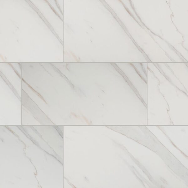 Calacatta Pietra Polished Porcelain 12" X 24"