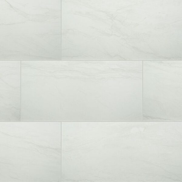 Durban White Porcelain 12" X 24" 8PCS