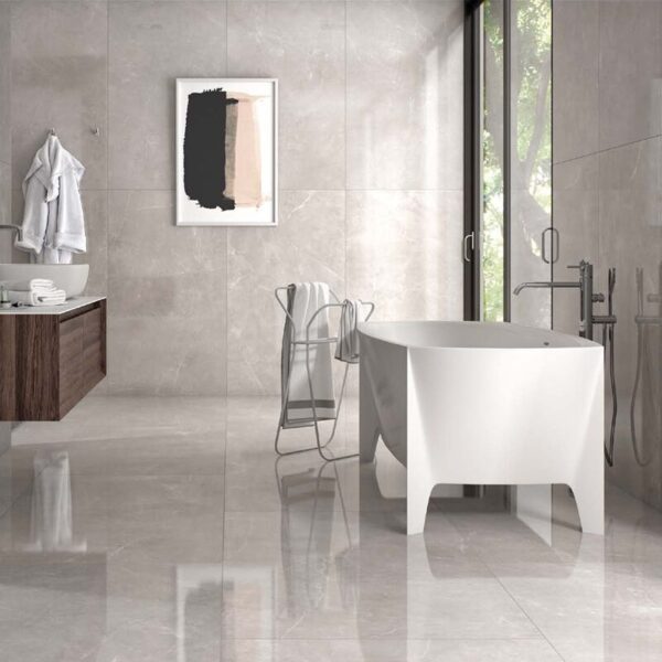 Living Gris Matte Porcelain Tile 12" X 24" - Image 2