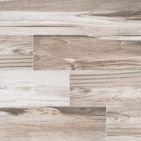 Carolina Timber White Matte Porcelain Tile 6" X 24" 14PCS