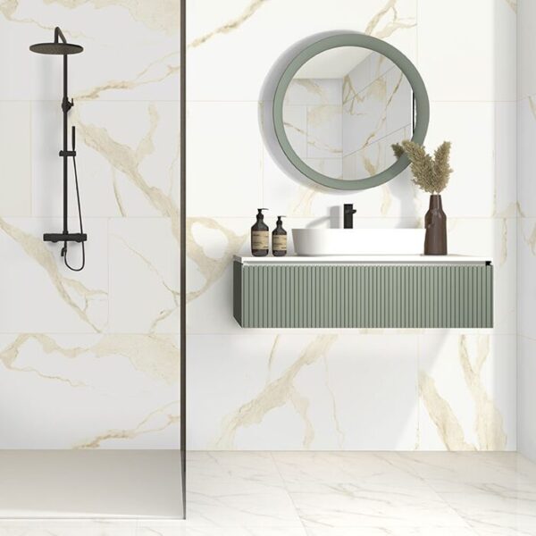 Eden Calcatta Matte Porcelain Tile 24" X 48" 2PCS