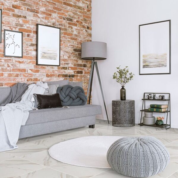 Calacatta Pietra Polished Porcelain Tile