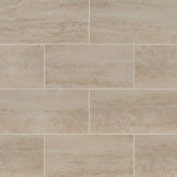 Teso Beige Porcelain Tile 12" X 24"