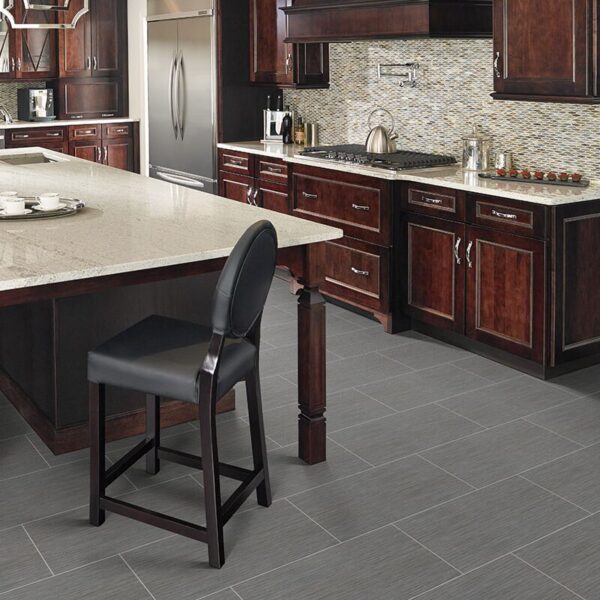 Graphite Focus Porcelain Tile 12" X 24" lifestyle