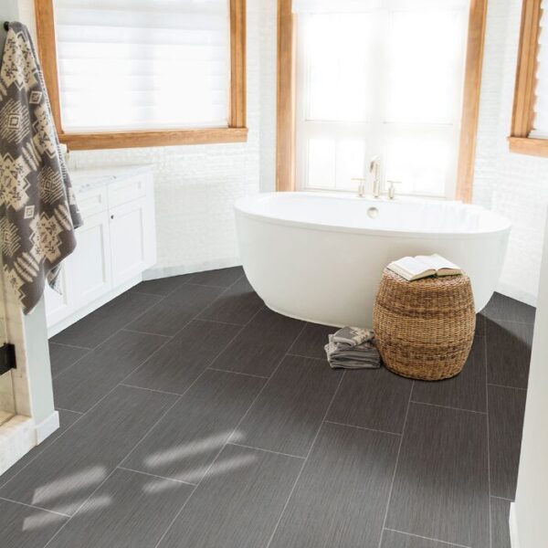 Graphite Focus Porcelain Tile 12" X 24" lifestyle 2