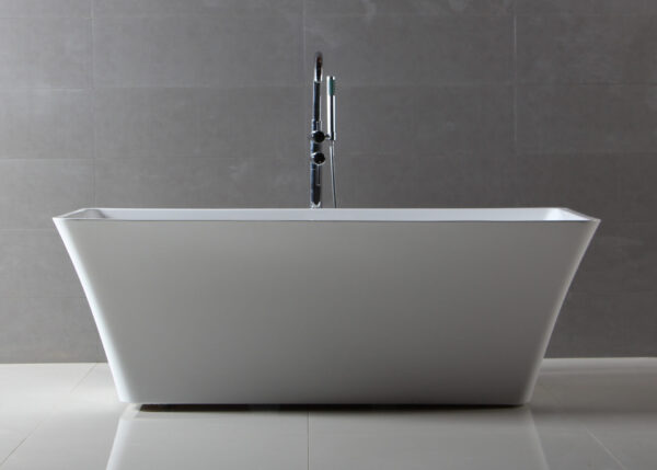 Freestanding Rectangular 67" Acrylic Bathtub
