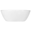66" ACRYLIC FREESTANDING TUB NARROW EDGE OVAL