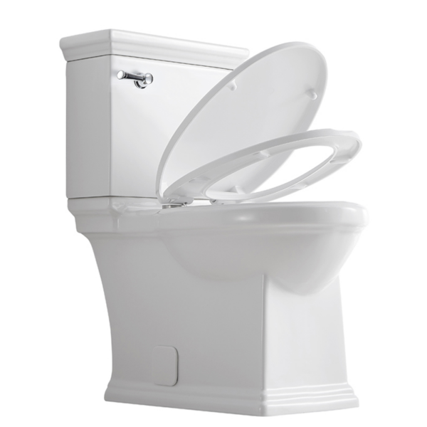 MODERN FARMHOUSE SKIRTED TOILET ELONGATED