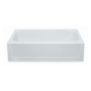 Bathtub White 60" LH Fiberglass