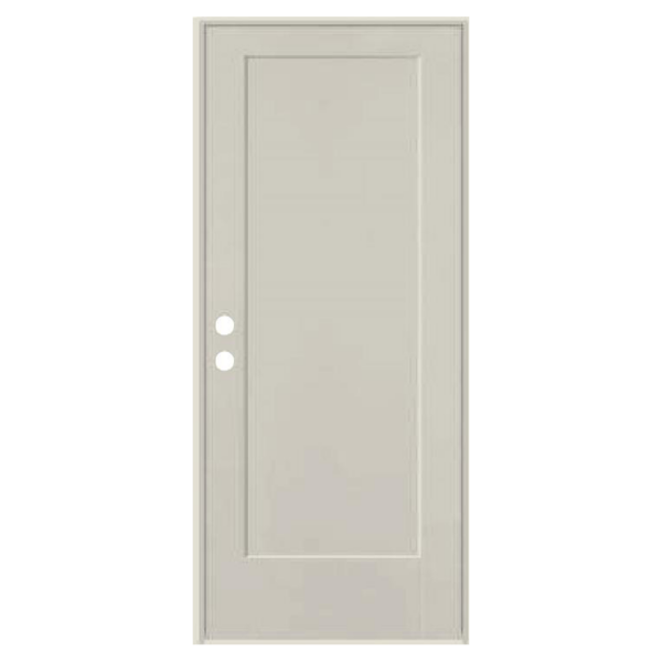 Fire-Rated 1-Panel Shaker Primed & Prehung Door