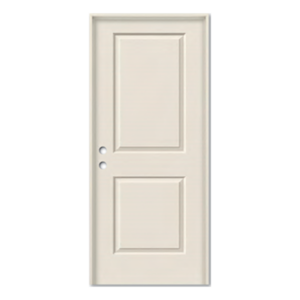 Fire-Rated 2-Panel Carrara Primed & Prehung Door