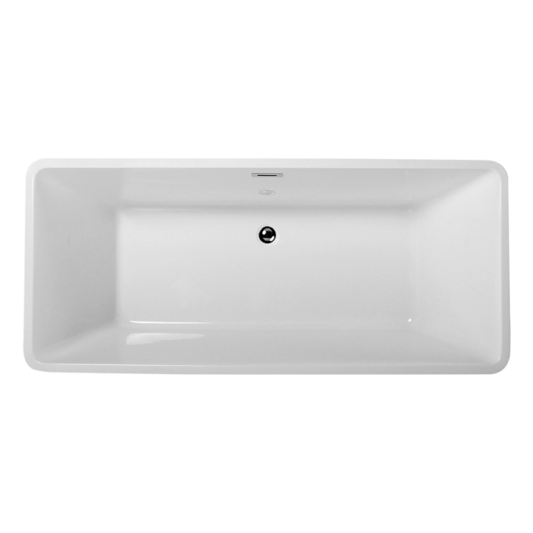 Venosa Freestanding Acrylic Tub overhead