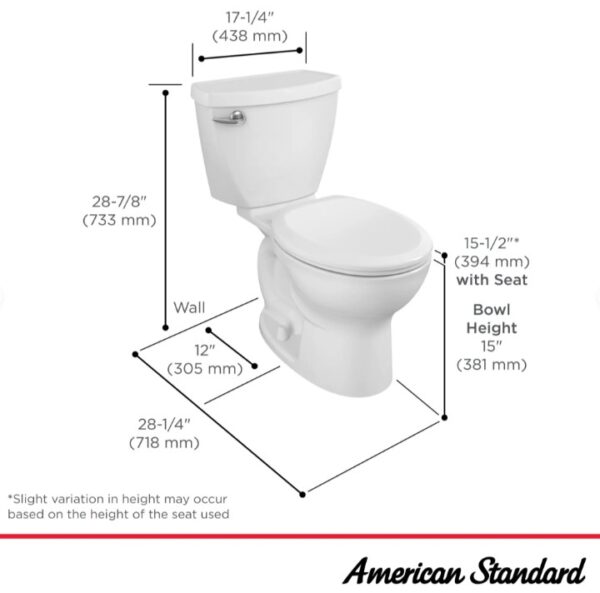 American Standard Cadet Round Toilet