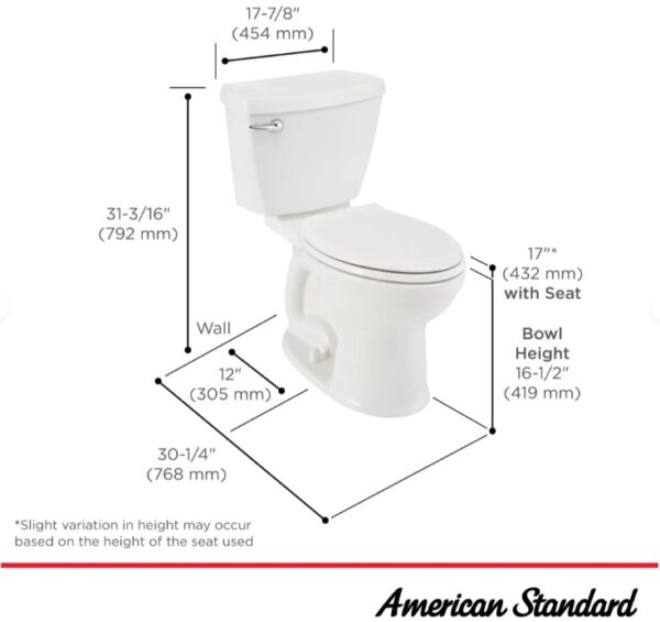 American Standard Champion Elongated Toilet