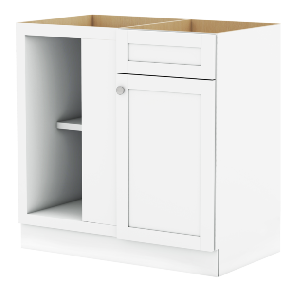 Tuscany white shaker cabinet, door and drawer pulls not included.