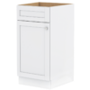 Tuscany white shaker cabinet, door and drawer pulls not included.