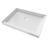 30" X 60" X 2 3/4" CENTER DRAIN SHOWER BASE WHT