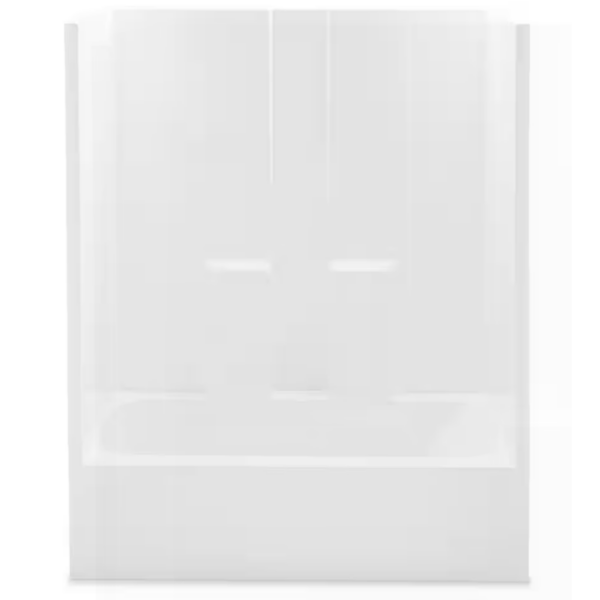 Tub/Shower 60"Smooth Wall White