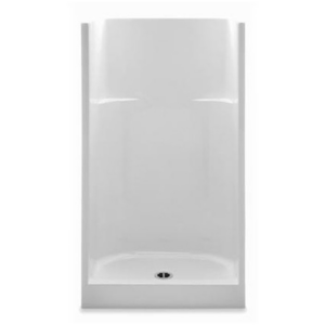 Shower 36" Smooth Wall White