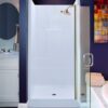 Shower 32" Remodel White Smooth Wall