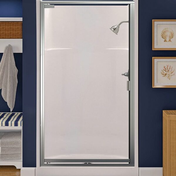 Shower 36" Smooth Wall White