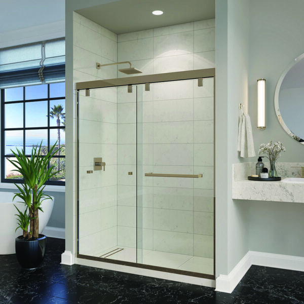 SHOWER ZEPHYR BRUSHED NICKEL