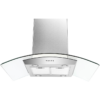 36" Stainless Steel Arched Glass Island Range Hood