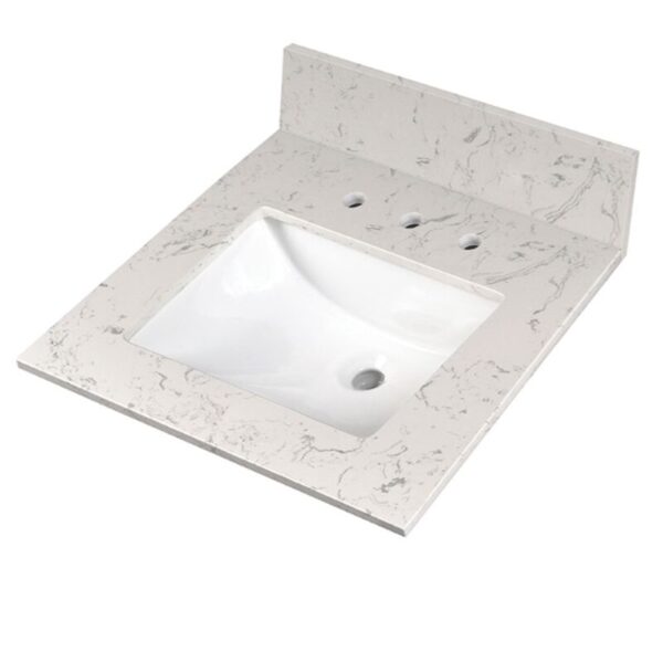 Carra Sky Marble 31 x 22 Vanity Top with Sink