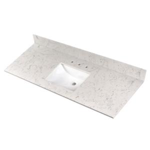 MARBLE VAN 8" W/SINGLE BOWL CARRA SKY 61X22