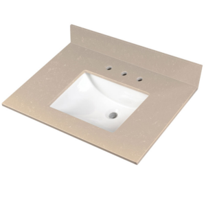 Cosmic Sand Marble 37 x 22 Vanity Top with Sink