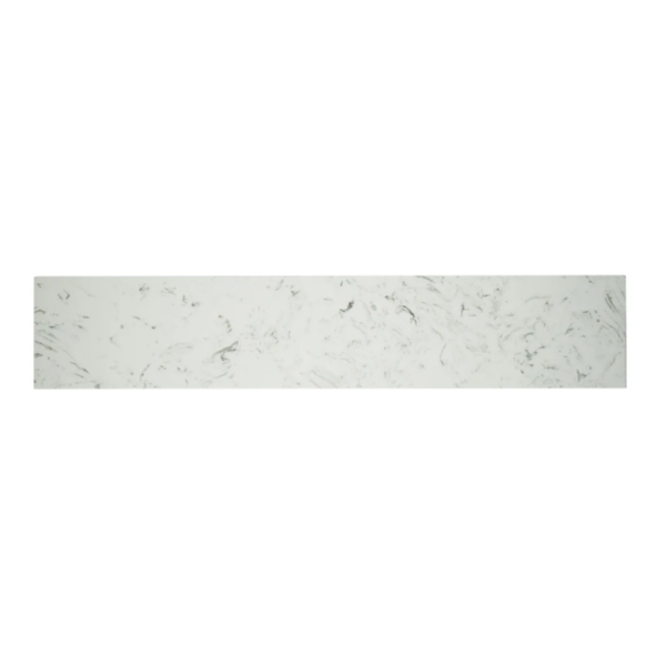 Carrara Sky 21 x 4 Marble Sidesplash