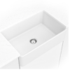 Fireclay Farmhouse White Single Bowl Sink